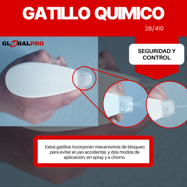 Atomizador Rociador De Uso Químico Rosca 28/410