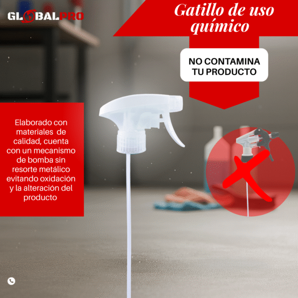 Atomizador Rociador De Uso Químico Rosca 28/410